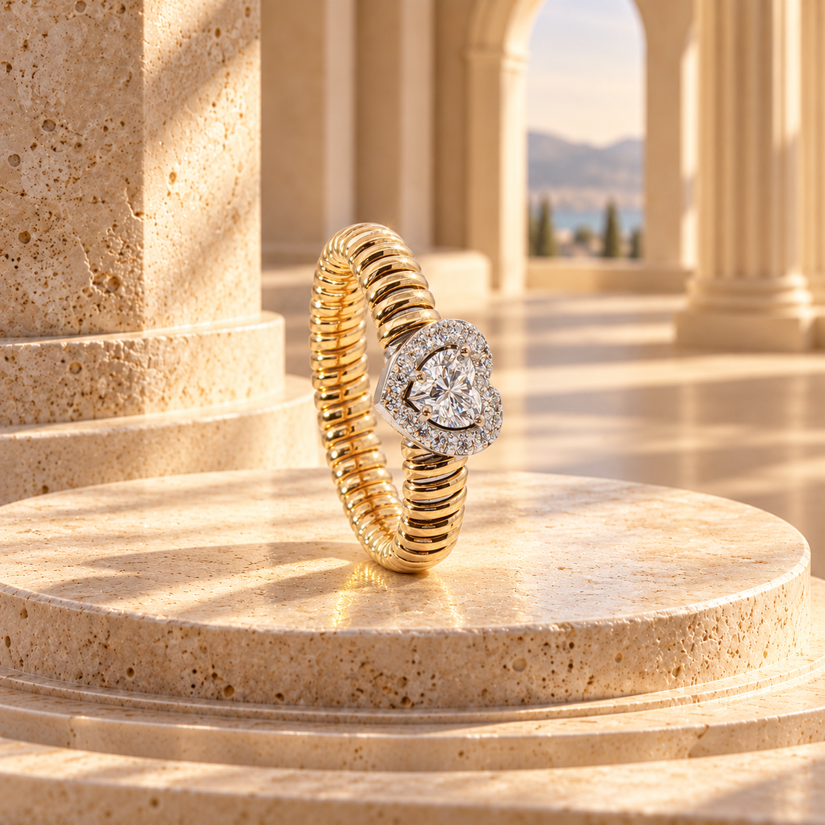Anello Cuore Princess Size