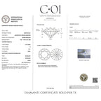 White gold band with brilliant-cut lab-grown diamonds, 5.26 carats.
