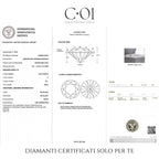White gold band with brilliant-cut lab-grown diamonds, 5.26 carats.