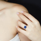 Anello Cushion Color Trillion Wings