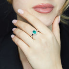 Anello Oval Halo One