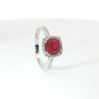 Anello Cushion Halo