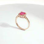 Anello Cushion Halo