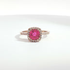 Anello Cushion Halo