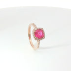 Anello Cushion Halo