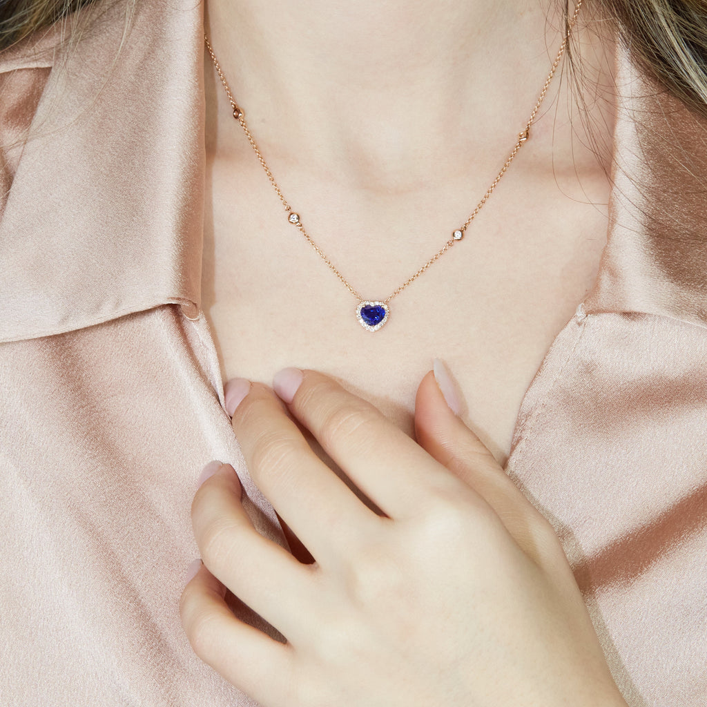 Girocollo Heart Color Halo