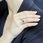 Anello Emerald Flow