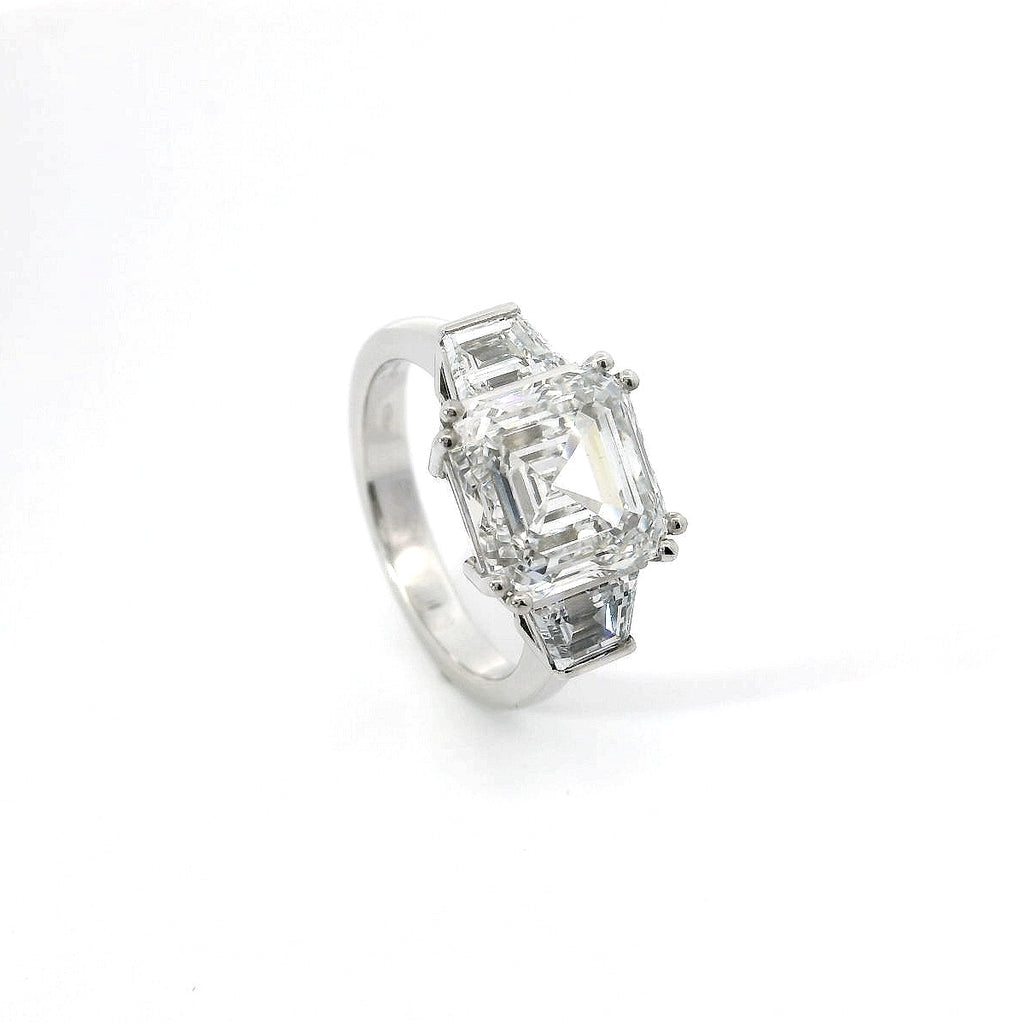Anello Geometria Asscher