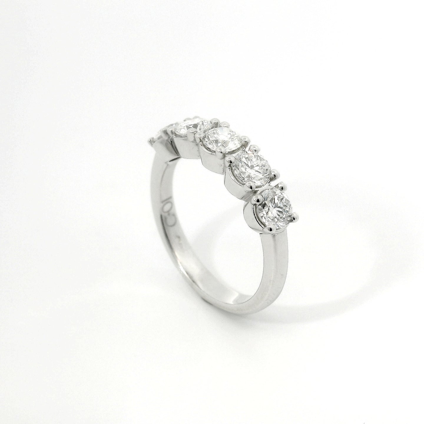 Fedina Bubble in oro bianco con diamanti lab-grown taglio brillante, 1,32 carati.