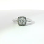 Anello Cushion Halo