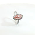 One of One – Pink Marquise Halo