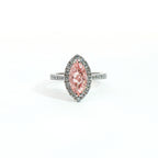 One of One – Pink Marquise Halo