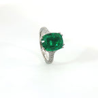 Anello Emerald V Crown