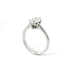 Solitaire with a marquise-cut lab-grown diamond, 2.04 carats.