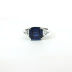 Anello Cushion Color Trillion Wings