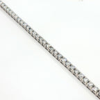 Bracciale tennis in oro bianco con diamanti Lab-Grown taglio brillante, 2,23 carati.