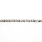 Bracciale tennis in oro bianco con diamanti Lab-Grown taglio brillante, 2,23 carati.