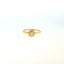 Anello in Argento 925 Dorato con Diamante Lab-Grown 0,20 Ct