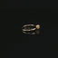 Solitario Florence in Argento Dorato 925 con Diamanti Lab-Grown 0,10 ct