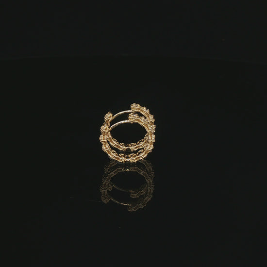 Orecchini in Argento 925 Dorato con Diamanti Lab-Grown 0,21 Ct