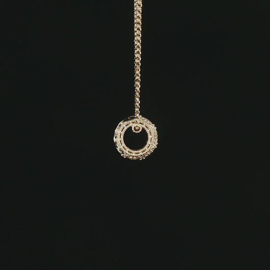 Florence – Girocollo in Argento 925 e Diamanti Lab-Grown, 0,10ct.
