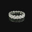 Eternity in oro bianco e diamanti lab-grown taglio brillante, 4,14 carati.