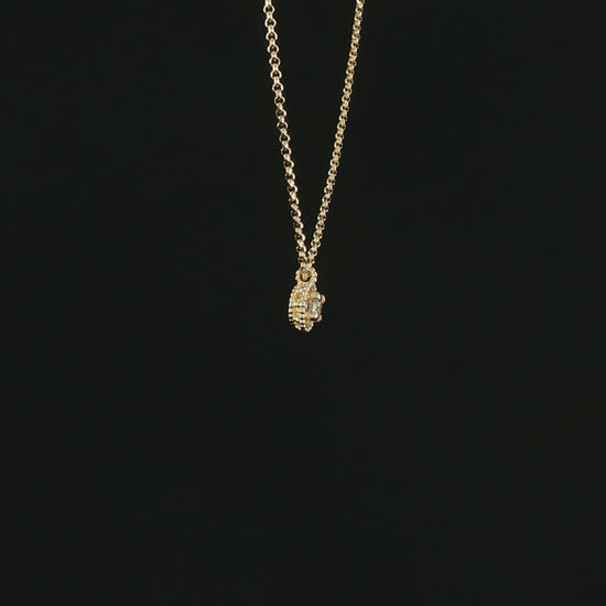 Girocollo Punto Luce Florence in Argento 925 con Diamanti Lab-Grown 0,20 ct