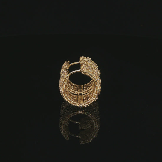 Orecchini Florence in Argento Dorato 925 con Diamanti Lab-Grown 0,57 ct