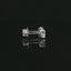 Orecchini Punto Luce in Argento 925 con Diamanti Lab-Grown taglio brillante.