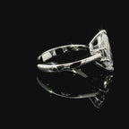 Solitaire with a marquise-cut lab-grown diamond, 2.04 carats.