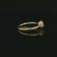 Anello in Argento 925 Dorato con Diamante Lab-Grown 0,20 Ct