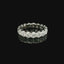 Eternity in oro bianco e diamanti lab-grown taglio brillante, 3,49 carati.