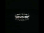 Eternity in oro bianco e diamanti lab-grown taglio brillante, 1,45 carati.