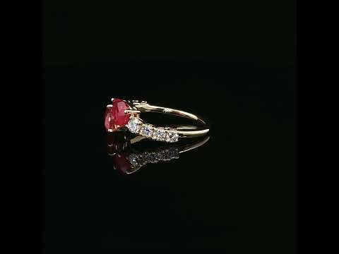 Anello Twin Pear