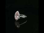One of One – Pink Marquise Halo
