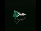 Anello Emerald V Crown