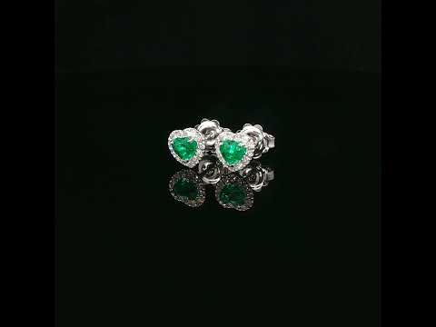 Orecchini Petite Heart Halo